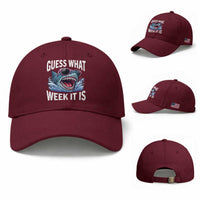 Funny Shark Guess What Week It Is Baseball Cap Shark Awareness Support Ocean Summer