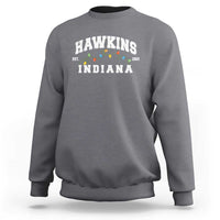 Funny Stranger Christmas Sweatshirt Hawkins Xmas Lights - Wonder Print Shop