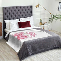Funny 67 Dice Valentines Day Six Seven Meme Coquette Throw Blanket