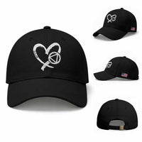 Sobriety Heart Sober Anniversary Alcoholic Abstinence Baseball Cap