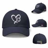Sobriety Heart Sober Anniversary Alcoholic Abstinence Baseball Cap