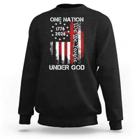 One Nation Under God 250 Years Sweatshirt 250th Anniversary USA