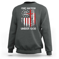 One Nation Under God 250 Years Sweatshirt 250th Anniversary USA