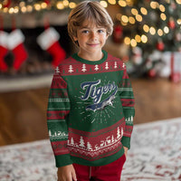 Funny Tiger Lover Sports Name Baseball Knitted Sweatshirt - Wonder Print Shop