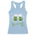 Funny Irish Beer Drinking Racerback Tank Top Slainte St Patrick's Day Shamrock Beer Mugs