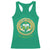 Funny Irish Beer Drinking St Patrick's Day Slainte Racerback Tank Top Claddagh Ring Celtic Shamrock