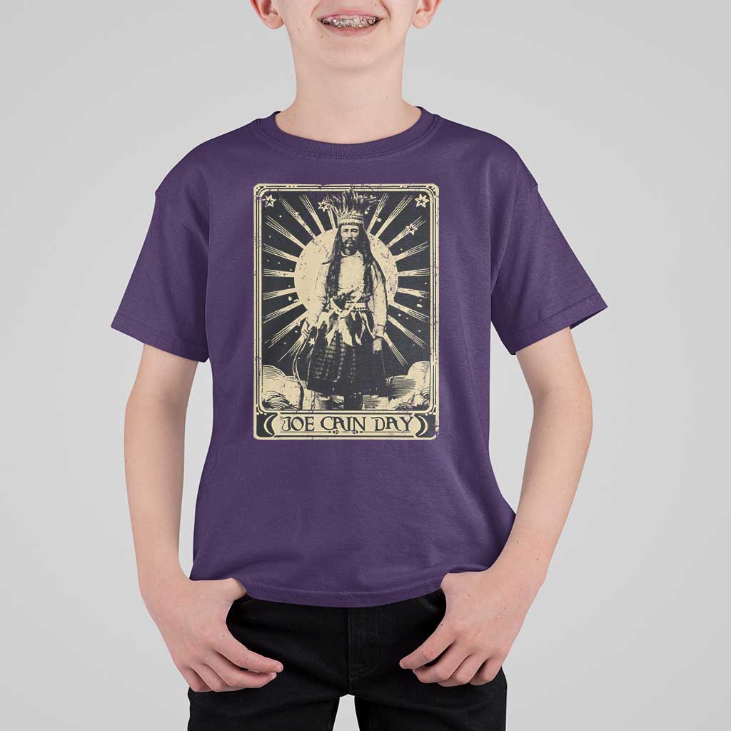 Funny Joe Cain Mardi Gras T Shirt For Kid Vintage Tarot Card