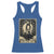 Funny Joe Cain Mardi Gras Racerback Tank Top Vintage Tarot Card