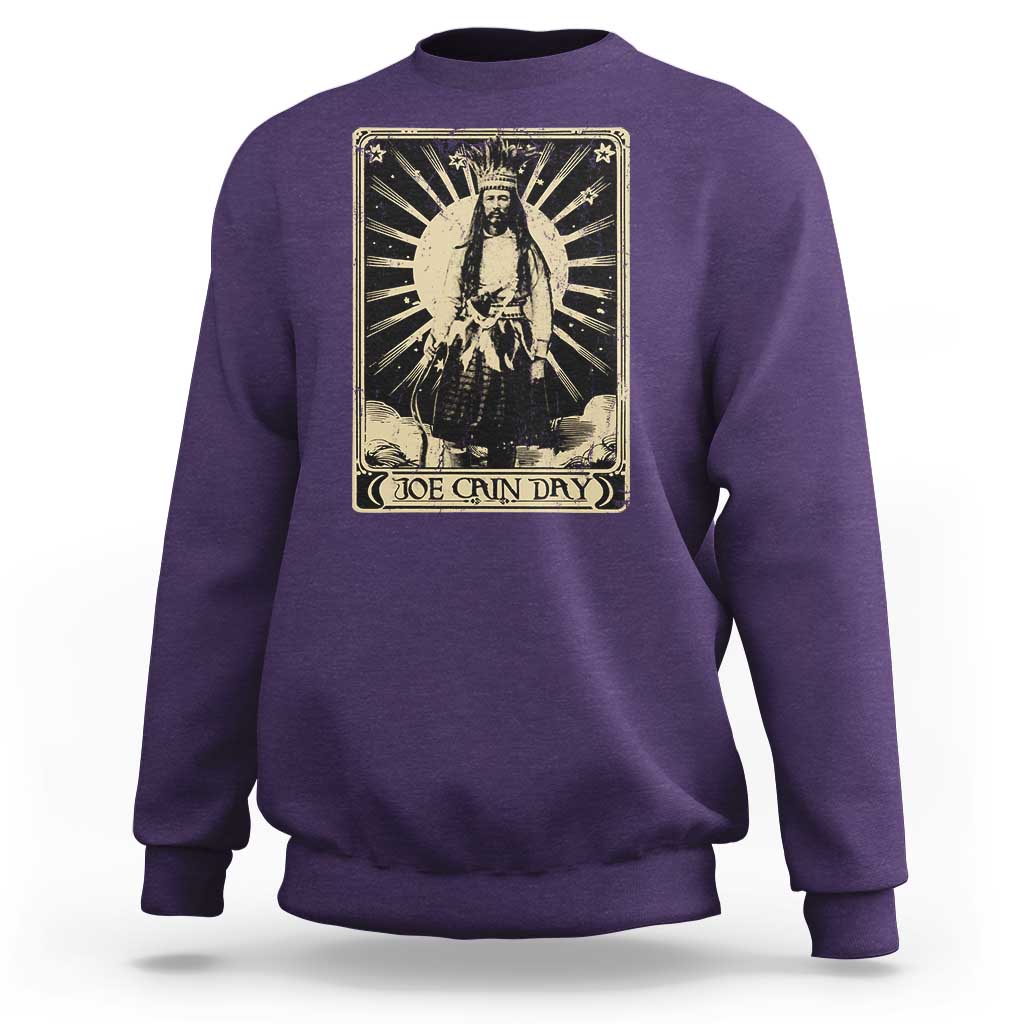 Funny Joe Cain Mardi Gras Sweatshirt Vintage Tarot Card