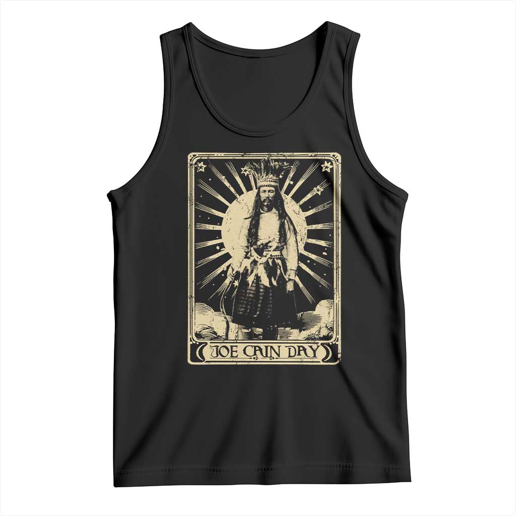 Funny Joe Cain Mardi Gras Tank Top Vintage Tarot Card