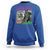 Funny Mardi Gras Rougarou Sweatshirt Mardi Gras In Da Swamp Cryptids Of Louisiana