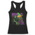 Funny Mardi Gras Rougarou Racerback Tank Top Cryptids Of Louisiana Jester Hat