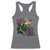 Funny Mardi Gras Rougarou Racerback Tank Top Cryptids Of Louisiana Jester Hat