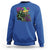 Funny Mardi Gras Rougarou Sweatshirt Cryptids Of Louisiana Jester Hat