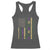 Funny Mardi Gras New Orleans Louisiana Racerback Tank Top 504 Nola Area Code Glitter Print American Flag