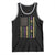 Funny Mardi Gras New Orleans Louisiana Tank Top 504 Nola Area Code Glitter Print American Flag