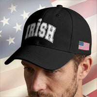 Funny Irish St Patricks Day Distressed Shamrock Ireland Pride Baseball Cap