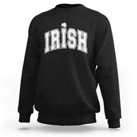 Funny Irish St Patricks Day Distressed Shamrock Ireland Pride Sweatshirt