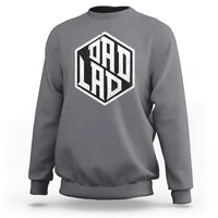 Charcoal gray crewneck sweatshirt with large black “ODD LAD” graphic on the chest