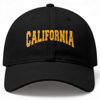 California Sports Throwback Baseball Cap Cali State Pride Souvenir