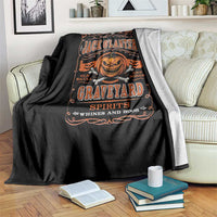 Halloween Jack O Lantern Throw Blanket Scary Skull Pumpkin Face - Wonder Print Shop