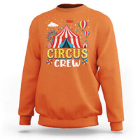 Circus Crew Sweatshirt Funny Circus Staff Clown Party Carnival