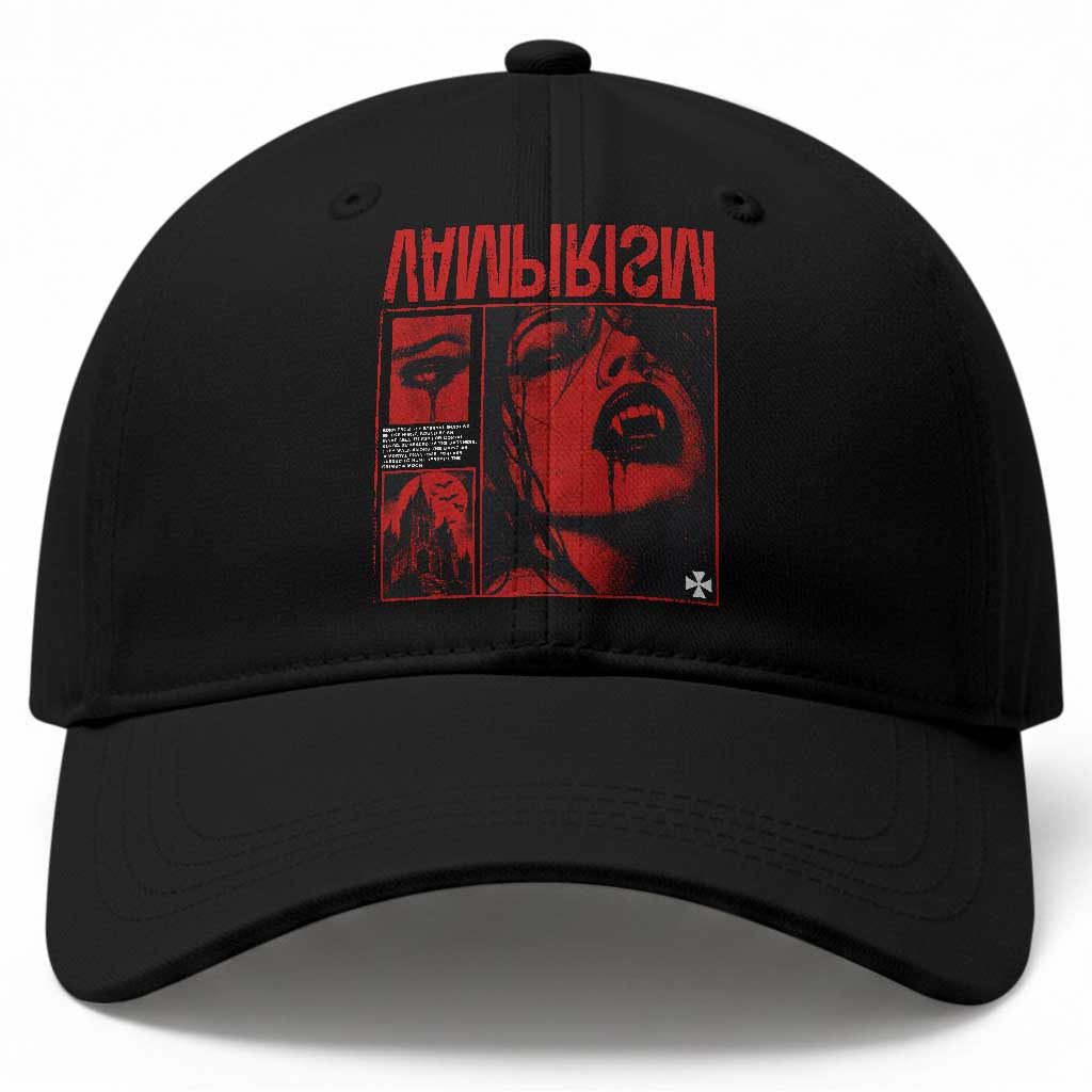 Vampirism Vampire Dark Gothic Emo Y2k Halloween Grunge Baseball Cap