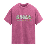 Para Normal Activities SPED Teachers Ghost Halloween Washed Cotton T-Shirt