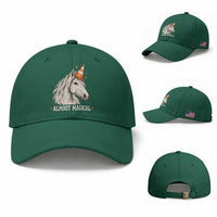 Almost Magical Funny Unicorn Horse Wearing Traffic Cone Baseball Cap