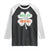 Funny Irish St Patrick's Day Dibs On The Redhead Raglan Shirt Vintage Clover Shamrock