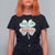 Funny Irish St Patrick's Day Dibs On The Redhead T Shirt For Women Vintage Clover Shamrock