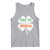 Funny Irish St Patrick's Day Dibs On The Redhead Tank Top Vintage Clover Shamrock