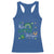 Funny Wee Little Hooligan Racerback Tank Top St Patrick's Day Shamrock Rainbow