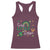 Funny Sassy Little Lassie Racerback Tank Top St Patrick's Day Shamrock Rainbow