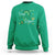 Funny Sassy Little Lassie Sweatshirt St Patrick's Day Shamrock Rainbow