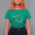 Funny Sassy Little Lassie T Shirt For Women St Patrick's Day Shamrock Rainbow