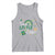 Funny Sassy Little Lassie Tank Top St Patrick's Day Shamrock Rainbow