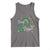 Funny Sassy Little Lassie Tank Top St Patrick's Day Shamrock Rainbow