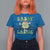 Funny St Patrick's Day Sassy Little Lassie T Shirt For Women Retro Groovy Clover