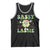 Funny St Patrick's Day Sassy Little Lassie Tank Top Retro Groovy Clover