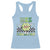 Funny St Patrick's Day Wee Little Hooligan Racerback Tank Top Retro Groovy Clover