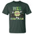 Funny St Patrick's Day Wee Little Hooligan T Shirt Retro Groovy Clover