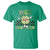 Funny St Patrick's Day Wee Little Hooligan T Shirt Retro Groovy Clover