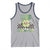 Funny St Patrick's Day Wee Little Hooligan Tank Top Retro Groovy Clover