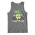 Funny St Patrick's Day Wee Little Hooligan Tank Top Retro Groovy Clover