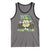 Funny St Patrick's Day Wee Little Hooligan Tank Top Retro Groovy Clover