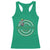 Funny Irish Prone To Shenanigans And Malarkey St Patrick's Day Racerback Tank Top Skeleton Beer Drinking