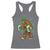 Funny Bigfoot St Patrick's Day Irish Beer Drinking Racerback Tank Top