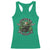 Funny Irish Viking Racerback Tank Top Vintage Shamrock Celtic Viking Skull