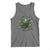 Funny Irish Viking Tank Top Vintage Shamrock Celtic Viking Skull